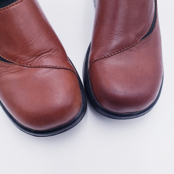 Dansko Acadamia Grunge Punk Lolita Platform Slip-on Loafers Brown Leather 40 - Picture 7 of 11